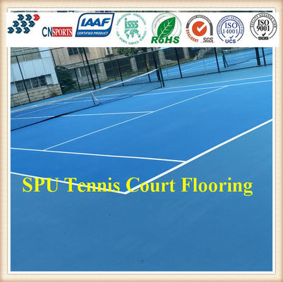 65Slid Friction Silicon PU Tennis Court Flooring for School