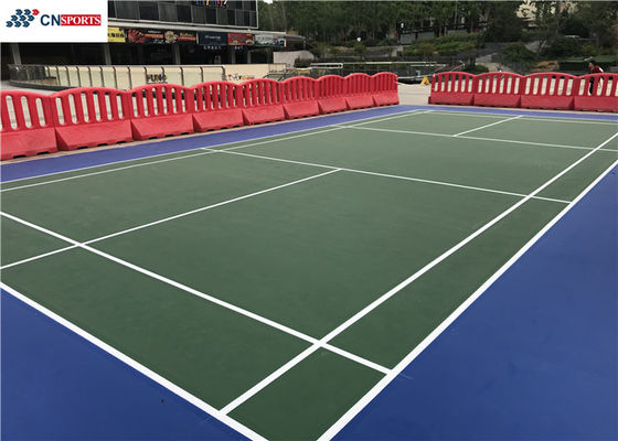 Qualified by ITF SPU Acrylic Tennis Court and No peeling Flooring