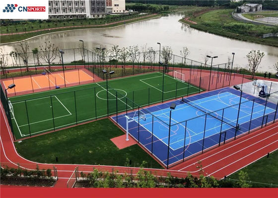 Qualified by ITF SPU Acrylic Tennis Court and No peeling Flooring