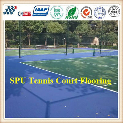 65Slid Friction Silicon PU Tennis Court Flooring for School