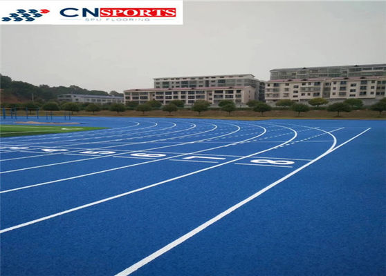आईएसओ पीयू रनिंग ट्रैक एंटी यूवी सिंथेटिक जॉगिंग ट्रैक सैंडविच सिस्टम