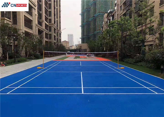 Qualified by ITF SPU Acrylic Tennis Court and No peeling Flooring